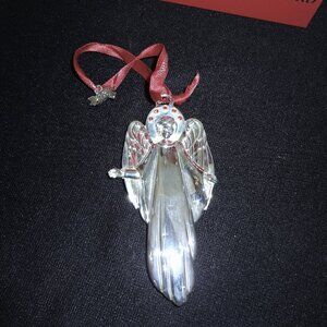 2015 Waterford Silver Angel Ornament